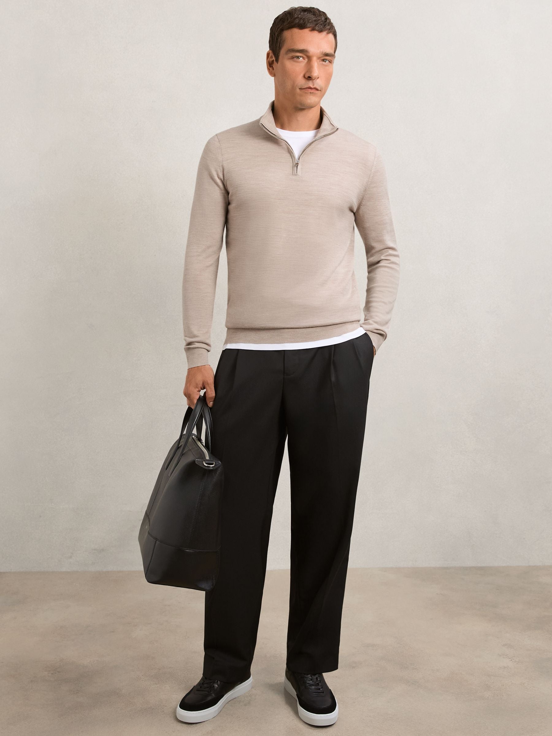 Riviera Half Zip Oat